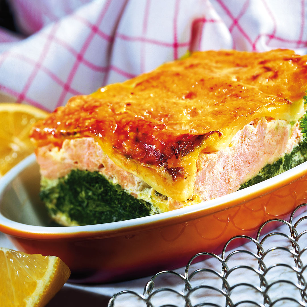 Lachs-Lasagne