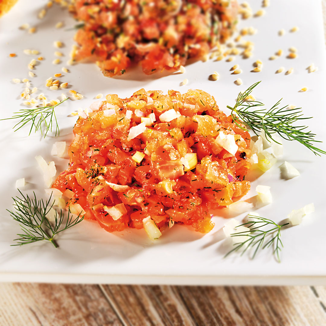 Lachs-Tatar