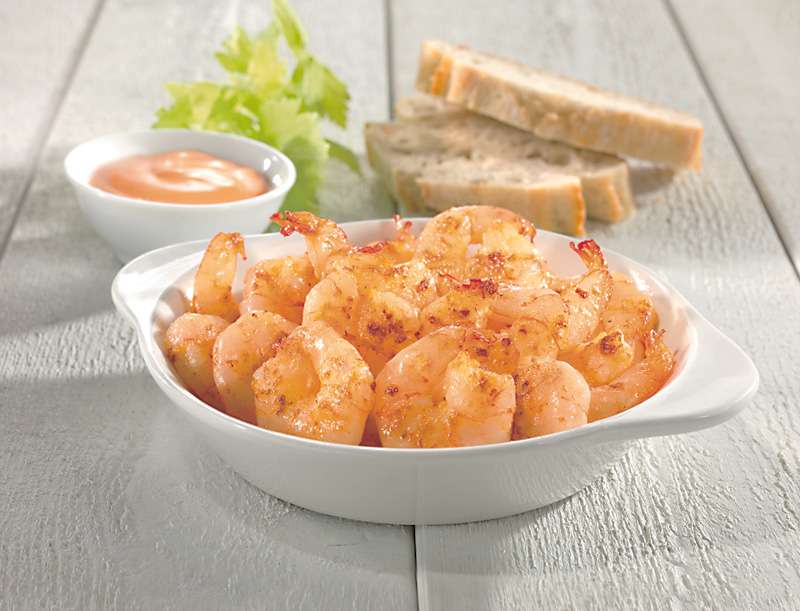 TK GOSCH Shrimps gewürzt Garnelen zum Grillen in Knoblauchmarinade 1kg